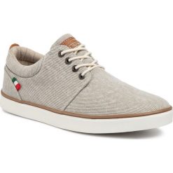 Sneakersy LANETTI - MP07-16738-01 Beige. Brązowe sneakersy męskie Lanetti, bez zapięcia. Za 99,99 zł.