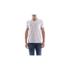 T-shirty z krótkim rękawem Wool co WO 6347 SCOLLO V. Białe t-shirty męskie Wool co, xl, bez wzorów, bez kołnierzyka, krótkie. W wyprzedaży za 149,43 zł.