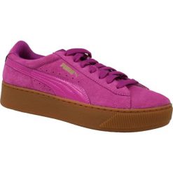 Puma Vikky Platform 363287-04 37 Różowe. Różowe buty sportowe damskie Puma, bez wzorów, ze skóry, sportowe, puma vikky. W wyprzedaży za 229,99 zł.