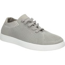 Sportowe sznurowane casu lz-9826. Szare buty sportowe damskie Casu, bez wzorów, z materiału, klasyczne. Za 119,99 zł.