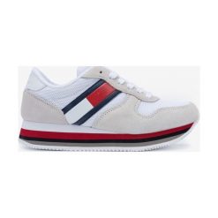 Tommy Hilfiger Tenisówki Biały. Białe trampki i tenisówki damskie TOMMY HILFIGER, bez wzorów, z jeansu, bez zapięcia. Za 430,95 zł.
