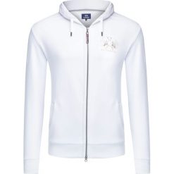 Bluza LA MARTINA MATIAS Biały. Białe bluzy męskie marki La Martina, m, z dzianiny, z kapturem. Za 504,00 zł.