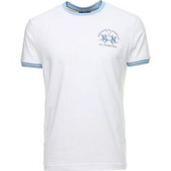 T-shirty męskie z nadrukiem: La Martina STRETCH Tshirt z nadrukiem optic white