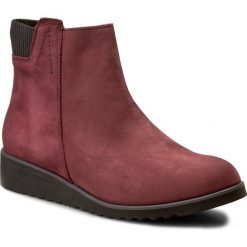 Botki SERGIO BARDI - Giulitta FW127294017GM 434. Czerwone botki damskie na zamek marki Sergio Bardi, z nubiku, na zamek. W wyprzedaży za 229,00 zł.