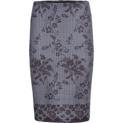 Spódnica z gumką bonprix szary z nadrukiem. Spódniczki damskie bonprix. Za 59,99 zł.