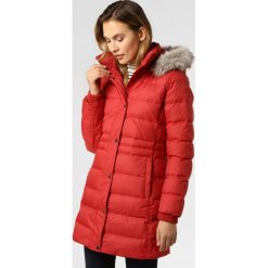 Tommy Hilfiger - Płaszcz puchowy damski, czerwony. Czerwone płaszcze damskie TOMMY HILFIGER, xxl, bez wzorów, z puchu. Za 999,95 zł.
