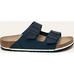 Birkenstock - Klapki Arizona Bs. Niebieskie kapcie męskie Birkenstock, z gumy. Za 319,90 zł.