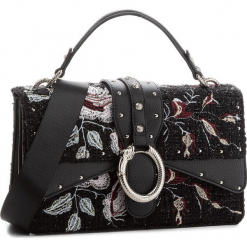 Torebka LIU JO - M Crossbody Darsen A68039 T6795 Mixed Embr/Flow V9438. Czarne torebki klasyczne damskie Liu Jo, z materiału. W wyprzedaży za 599,00 zł.