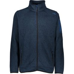 Kurtka polarowa w kolorze granatowym. Niebieskie bluzy męskie s, z dzianiny. W wyprzedaży za 109,95 zł.