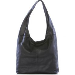 Torebki klasyczne damskie: Skórzana torebka w kolorze czarnym – 33 x 32 x 16 cm