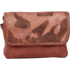 Torebki klasyczne damskie: Skórzana torebka "Cabras" w kolorze brązowym - 18 x 14 x 4 cm