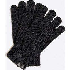 Jack Wolfskin - Rękawiczki Milton. Czarne rękawiczki męskie Jack Wolfskin, z dzianiny. W wyprzedaży za 79,90 zł.
