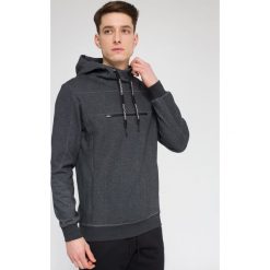 Bluzy męskie: Bluza męska BLM210 – ciemny szary melanż