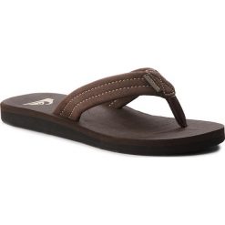 Japonki QUIKSILVER - AQYL100030 CTK0. Pomarańczowe klapki męskie Quiksilver, bez wzorów, ze skóry. W wyprzedaży za 99,00 zł.