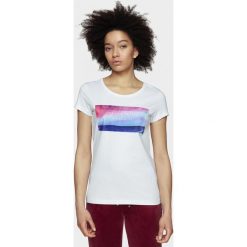 T-shirt damski. T-shirty damskie xl, bez wzorów, z bawełny, bez kołnierzyka. W wyprzedaży za 29,99 zł.