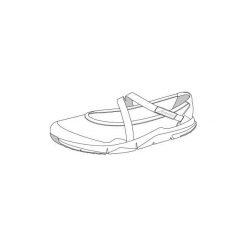 Buty do chodzenia damskie - baleriny PW 160 Br'easy białe. Białe baleriny damskie NEWFEEL, bez wzorów, z poliesteru, bez obcasa. Za 99,99 zł.