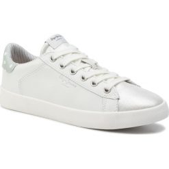 Sneakersy PEPE JEANS - Kioto Dotty PLS30847 Grey 905. Szare półbuty damskie Pepe Jeans, na co dzień, bez wzorów, z jeansu, bez obcasa, na płaskiej podeszwie, bez zapięcia. W wyprzedaży za 159,00 zł.