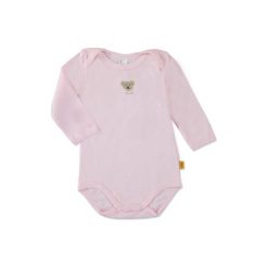 Body niemowlęce: STEIFF Girls Baby Body z długim rękawem barely pink