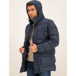 Kurtka puchowa Geox Kaspar Long JKT M9425H T2570 F4386. Niebieskie kurtki męskie Geox, m, bez wzorów, z poliesteru, bez kaptura. W wyprzedaży za 639,00 zł.