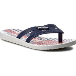 Klapki dziewczęce: Japonki IPANEMA – Bossa Print Kids 82035 White/Blue 21192