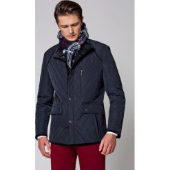 Kurtka Granatowa Mayos. Kurtki męskie LANCERTO, na zimę, m, bez wzorów, z wiskozy, casualowe, bez kaptura. W wyprzedaży za 399,90 zł.