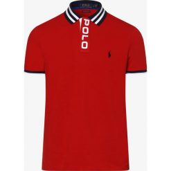 Polo Ralph Lauren - Męska koszulka polo – Custom Slim Fit, czerwony. Czerwone koszulki męskie Polo Ralph Lauren, s, z haftami, klasyczne, polo, bez rękawów. Za 599,95 zł.