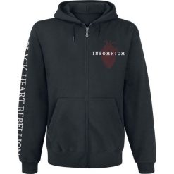 Insomnium Black Heart Rebellion Bluza z kapturem rozpinana czarny. Bejsbolówki męskie Insomnium, m, z nadrukiem, z kapturem. Za 144,90 zł.