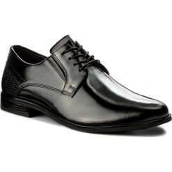 Półbuty LASOCKI FOR MEN - MI08-C343-381-03 Czarny. Czarne buty wizytowe męskie Lasocki For Men, ze skóry, bez zapięcia. Za 199,99 zł.