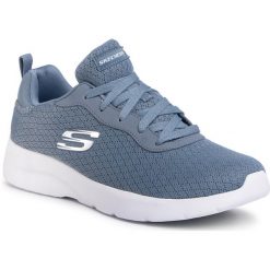 Buty SKECHERS - Eye To Eye 12964/SLT Slate. Niebieskie buty sportowe damskie Skechers, bez wzorów, ze skóry ekologicznej, sportowe, na fitness i siłownię. Za 219,00 zł.
