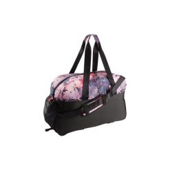 Torba fitness kardio 30 z nadrukiem (kwiaty). Różowe torby męskie sportowe DOMYOS, z nadrukiem, z poliesteru. Za 79,99 zł.