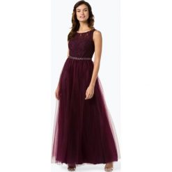 Luxuar Fashion - Damska sukienka wieczorowa, czerwony. Czerwone sukienki damskie marki Luxuar Fashion, bez wzorów, z koronki, wizytowe, bez kołnierzyka, bez rękawów. Za 749,95 zł.
