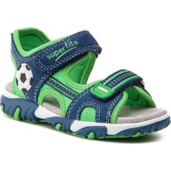 Sandały SUPERFIT - 8-00174-88 M Water Kombi. Niebieskie sandały chłopięce Superfit, ze skóry, bez zapięcia. W wyprzedaży za 189,00 zł.