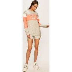 Fila - Bluza. Niebieskie bluzy damskie Fila, s, z nadrukiem, z bawełny, bez rękawów, bez kaptura. Za 239,90 zł.