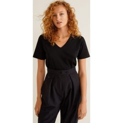 Mango - Top Chala. Czarne topy damskie marki Mango, s, z bawełny. Za 29,90 zł.