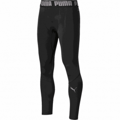 Puma Bnd Long Tight Puma Czarny XL. Czarne spodnie męskie Puma, s, bez wzorów, sportowe. Za 205,00 zł.