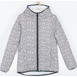 Kurtka. Szare kurtki dziewczęce ALWAYS HAPPY, z nadrukiem, długie. Za 159,90 zł.