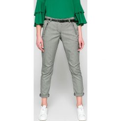 Answear - Spodnie. Szare spodnie damskie ANSWEAR, s, w paski, z elastanu, casualowe. W wyprzedaży za 79,90 zł.