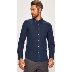 Wrangler - Koszula. Niebieskie koszule męskie Wrangler, s, bez wzorów, z bawełny, casualowe, button down, z długim rękawem. Za 239,90 zł.