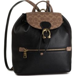 Plecak COACH - Sig Cc Blck Evie Bp 75564 B4/Tan Black. Czarne plecaki damskie Coach, bez wzorów, ze skóry, eleganckie. Za 1939,00 zł.