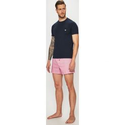 Emporio Armani - Piżama. Niebieskie piżamy męskie Emporio Armani, xl, bez wzorów, z bawełny, bez rękawów. W wyprzedaży za 279,90 zł.