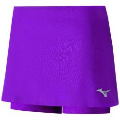 Mizuno Spódniczka Damska Do Gry W Tenisa Flex Skort Clover L. Niebieskie spódniczki damskie marki Mizuno, s, z nadrukiem, sportowe, sportowe. W wyprzedaży za 135,00 zł.