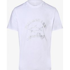 Paul & Shark - T-shirt męski, biały. Białe t-shirty męskie Paul & Shark, m, z nadrukiem, z bawełny, bez kołnierzyka. Za 559,95 zł.