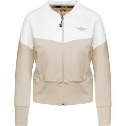 Bluza AERONAUTICA MILITARE. Brązowe bluzy damskie Aeronautica Militare, bez wzorów, bez rękawów, bez kaptura. Za 770,00 zł.