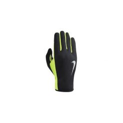Rękawiczki męskie: Nike Rękawiczki męskie Rally Run Gloves Black/volt r. XL