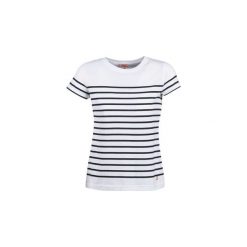 T-shirty z krótkim rękawem Armor Lux YARILAND. Białe t-shirty damskie Armor lux, s, bez wzorów, bez kołnierzyka. Za 99,50 zł.