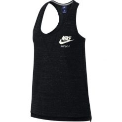 Koszulka Nike Wmns NSW Gym Vintage Tank (883735-010). Czarne koszulki damskie Nike, bez wzorów, z bawełny, bez kołnierzyka. Za 119,99 zł.