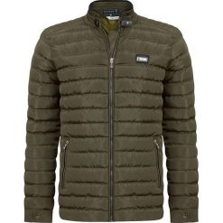 Kurtka "Hack" w kolorze khaki. Brązowe kurtki męskie Sir Raymond Taylor, m, z aplikacjami, bez kaptura. W wyprzedaży za 289,95 zł.