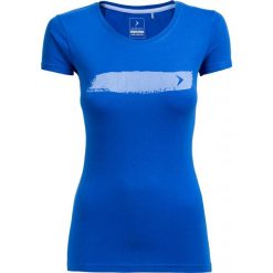 T-shirt damski TSD606 - kobalt - Outhorn. Pomarańczowe bluzki damskie marki Outhorn, z bawełny. W wyprzedaży za 24,99 zł.