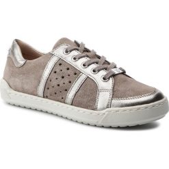 Sneakersy CAPRICE - 9-23651-22 Taupe Spark.Co 360. Szare półbuty damskie Caprice, ze skóry. W wyprzedaży za 179,00 zł.