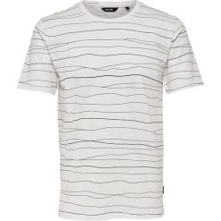 T-shirty męskie: T-shirt z okrągłym dekoltem, nadrukiem i krótkim rękawem